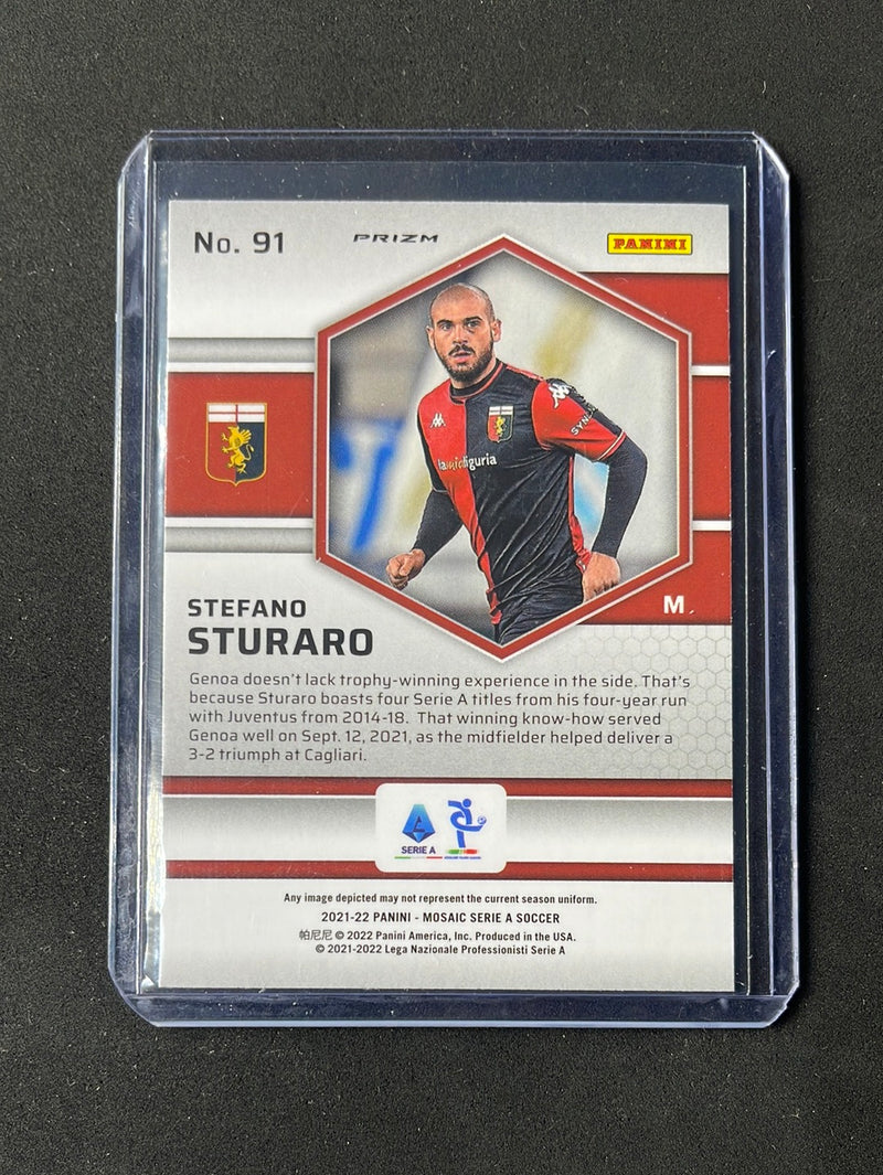 2021-22 Panini Mosaic Serie A Stefano Sturaro Silver