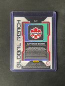 2022 Panini Prizm FIFA World Cup Qatar Alphonso Davies Global Reach Silver Prizm