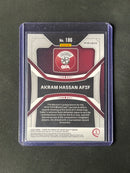 2022 Panini Prizm FIFA World Cup Qatar Akram Hassan Afif Silver Prizm