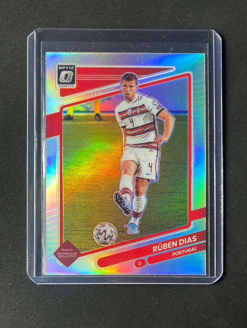 2021-22 Panini Donruss Road To Qatar Ruben Dias Optic Silver