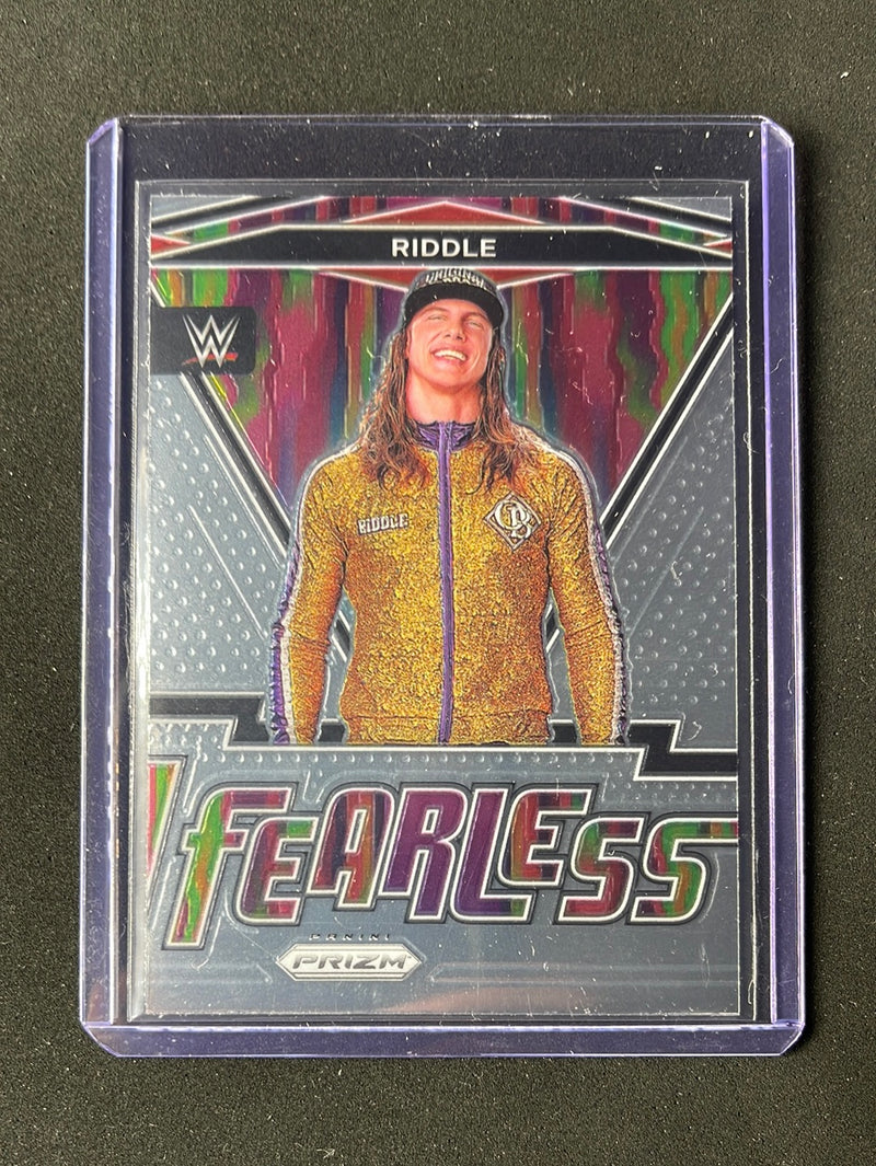 2022 Prizm WWE Riddle Fearless