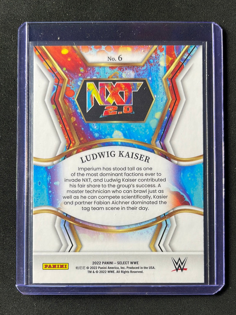 2022 Panini Select WWE Ludwig Kaiser NXT 2.0