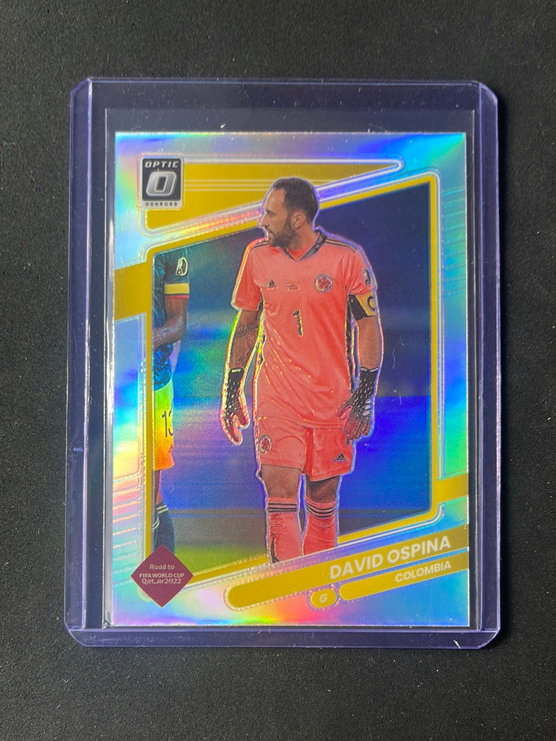 2021-22 Panini Donruss Road To Qatar David Ospina Optic Silver