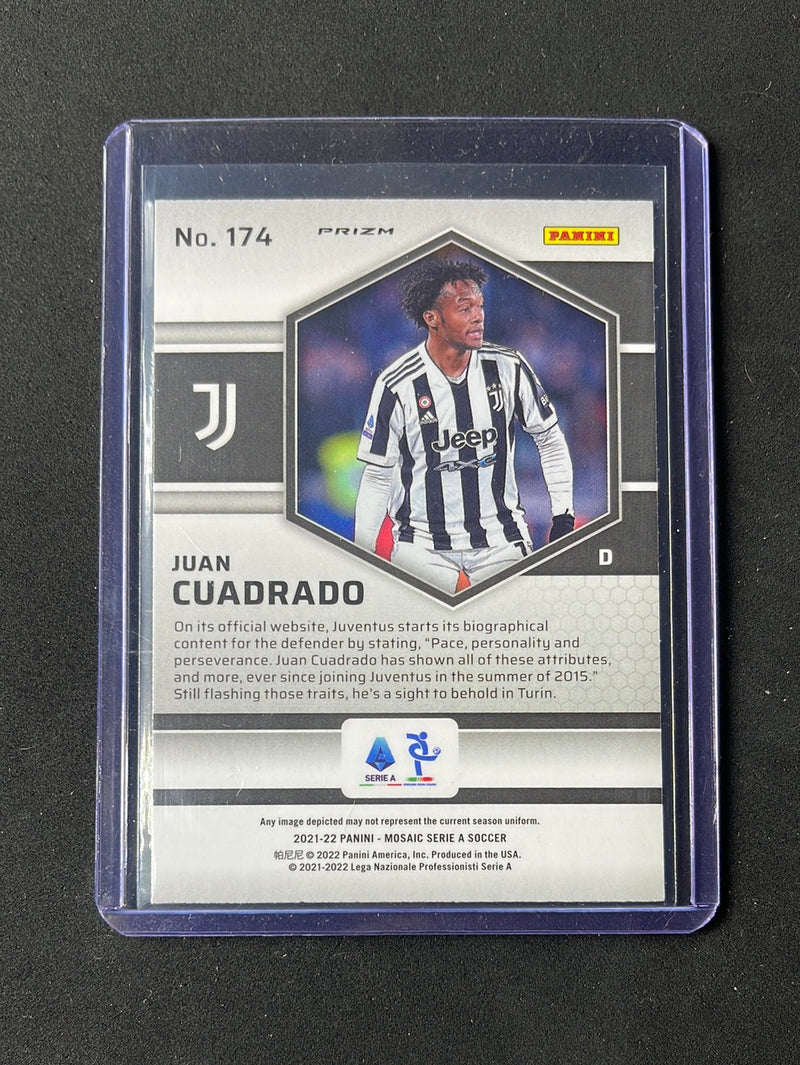 2021-22 Panini Mosaic Serie A Juan Cuadrado Mosaic