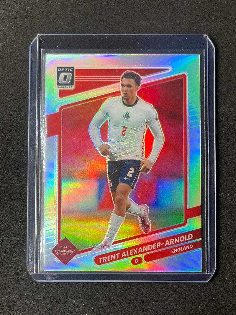 2021-22 Panini Donruss Road To Qatar Trent Alexander-Arnold Optic Silver