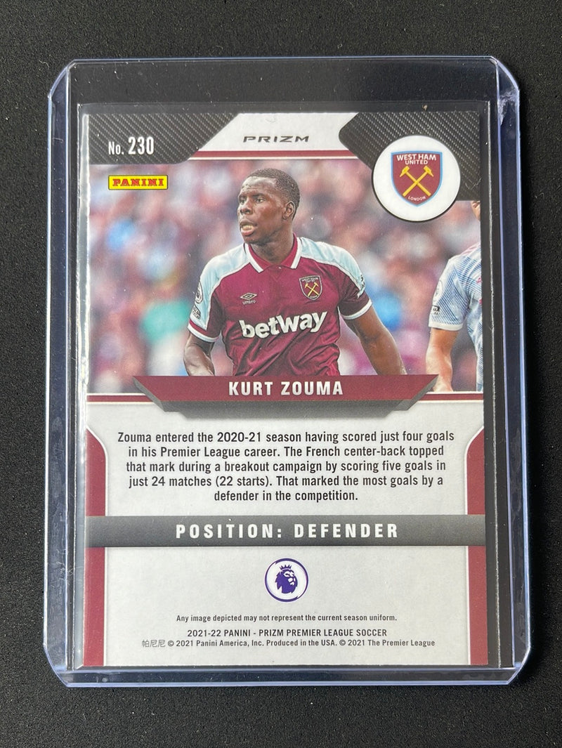 2021-22 Prizm Premier League Kurt Zouma Silver