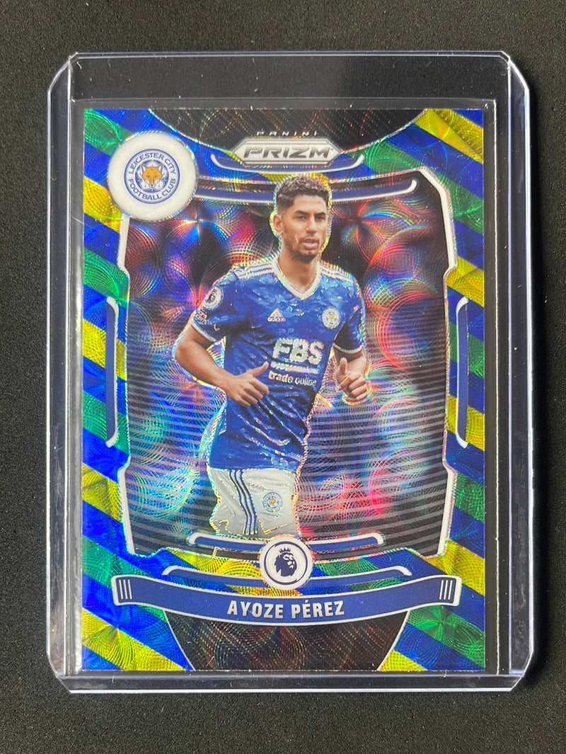 2021-22 Prizm Premier League Ayoze Perez Blue/Yellow/Green Choice Prizm