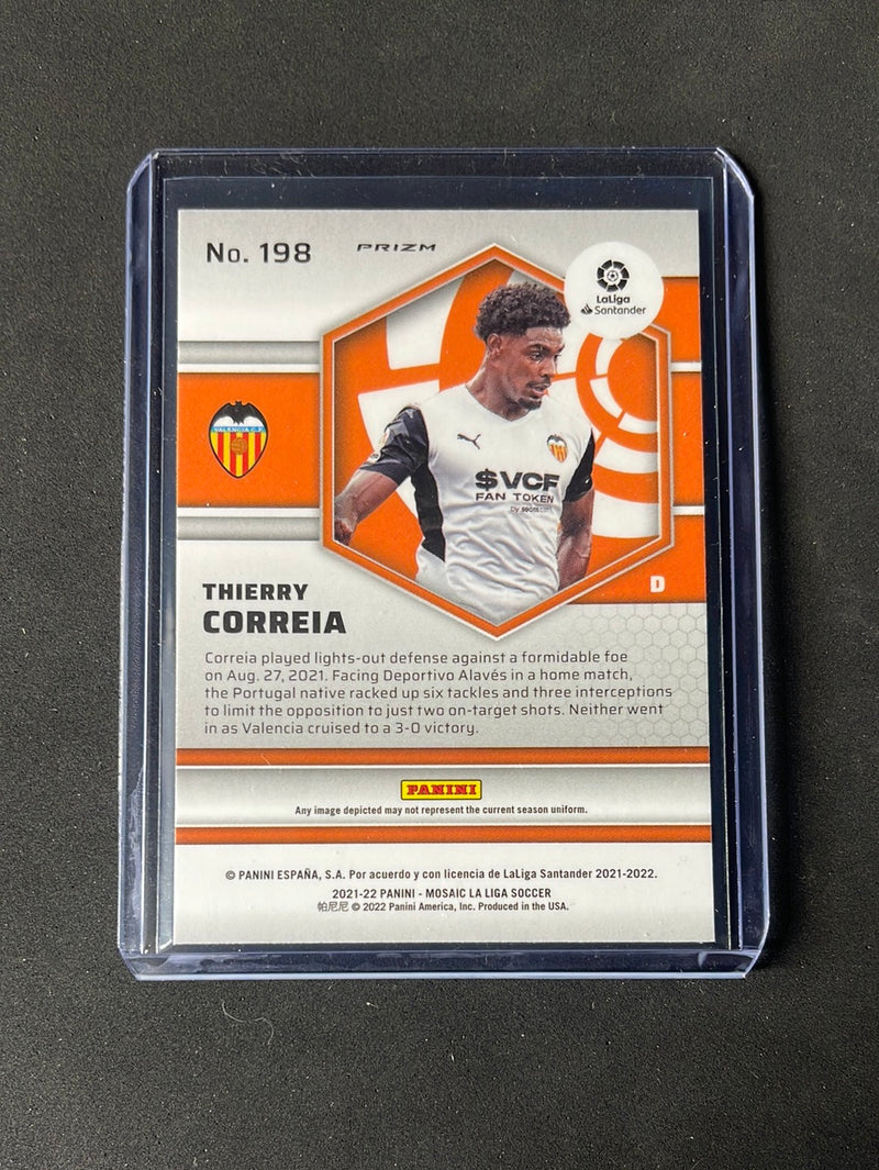 2021-22 Panini Mosaic La Liga Thierry Correia Silver