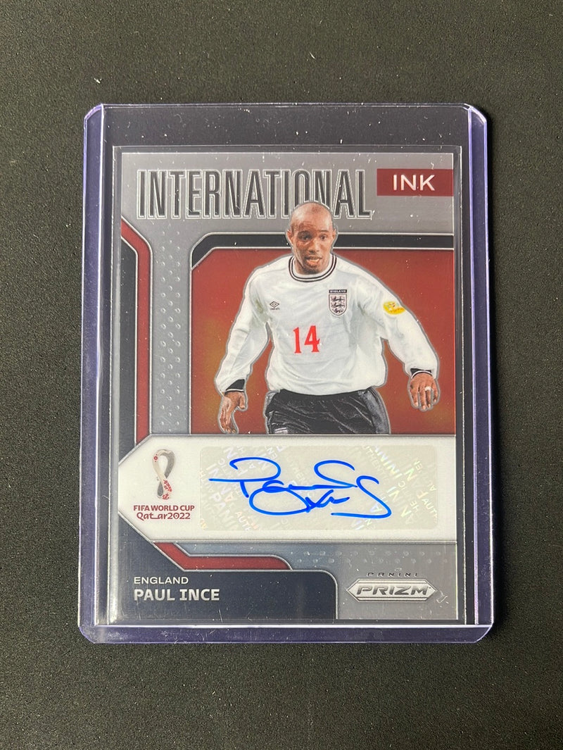 2022 Panini Prizm FIFA World Cup Qatar Paul Ince International Ink