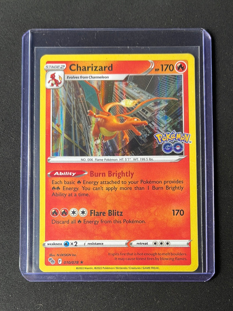 Pokemon TCG Pokemon GO Charizard Holo 010/078
