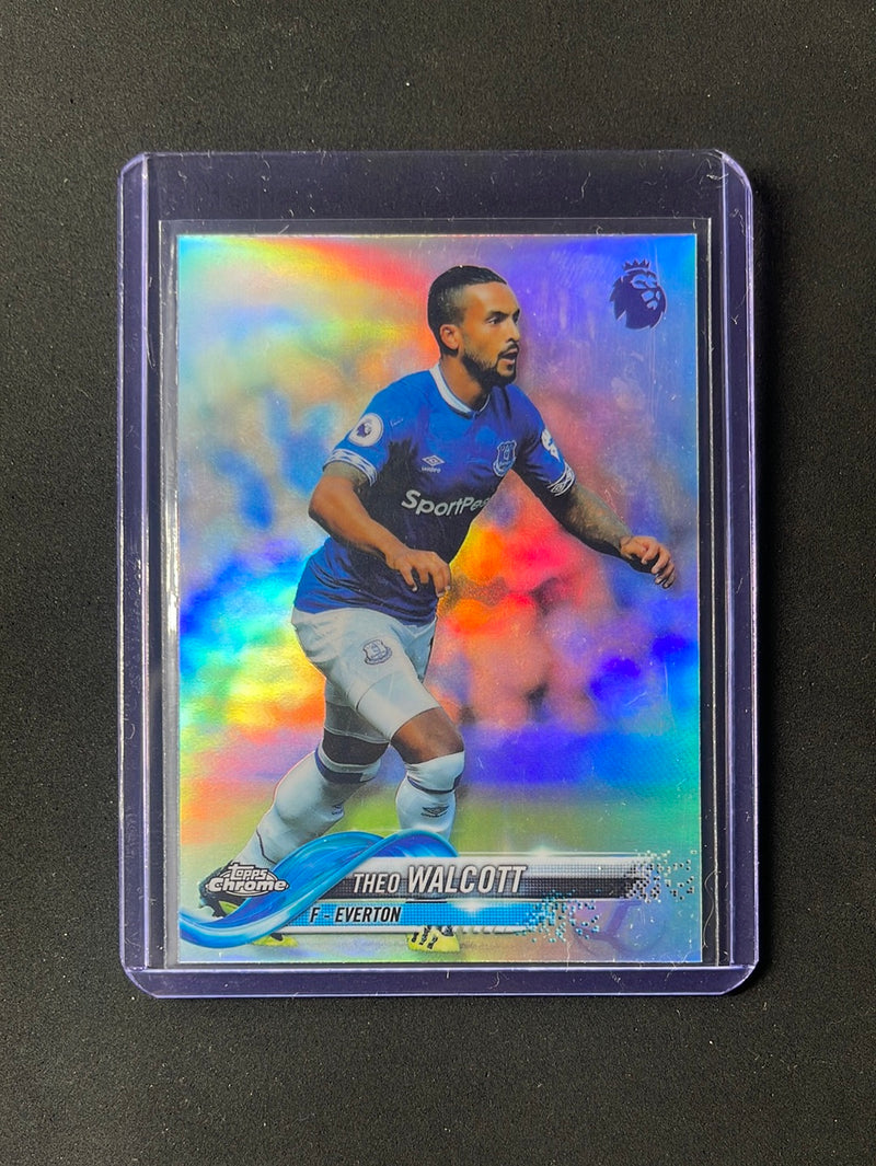 2018-19 Topps Chrome Premier League Theo Walcott Refractor