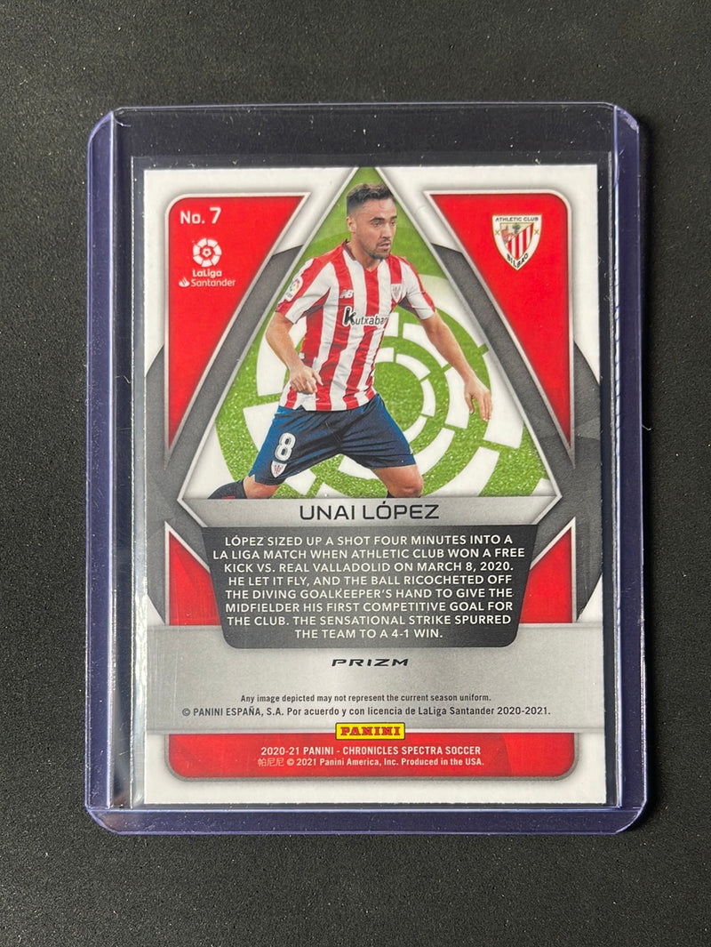 2020-21 Panini Chronicles Unai Lopez Spectra La Liga Silver Circles