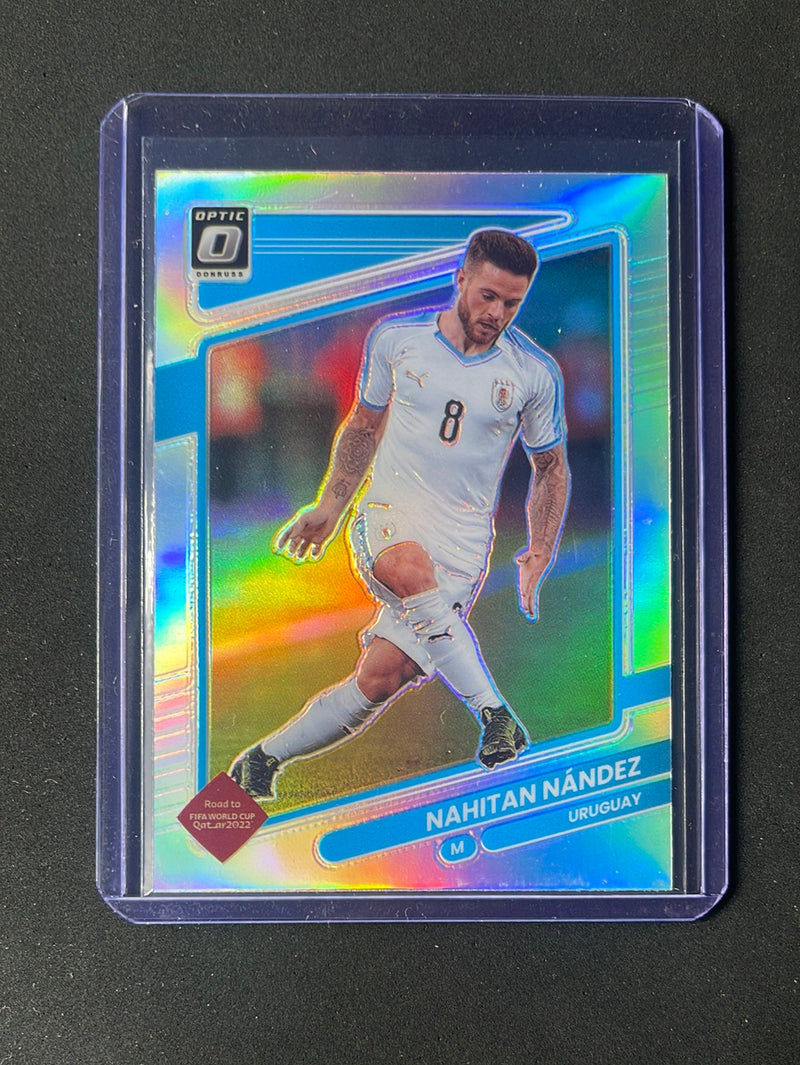 2021-22 Panini Donruss Road To Qatar Nahitan Nandez Optic Silver