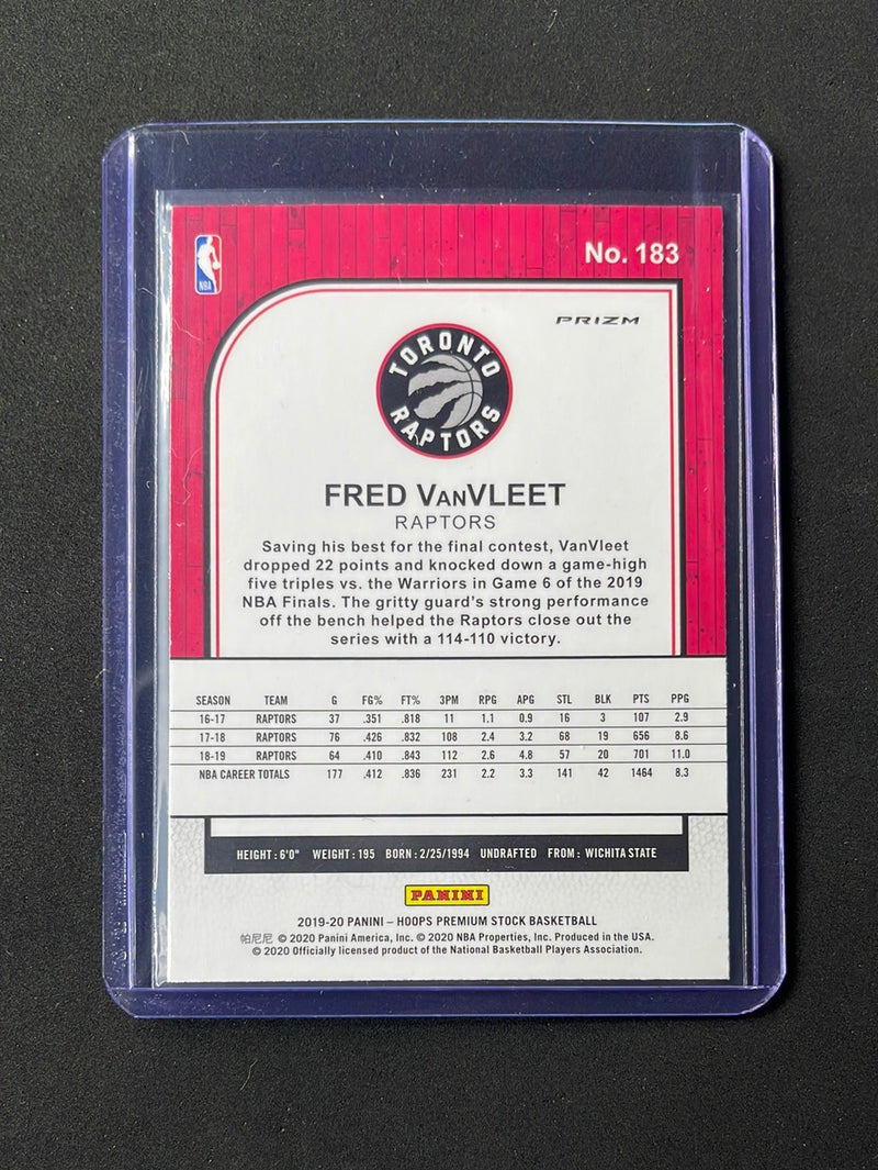 2019-20 Hoops Premium Fred VanVleet Silver