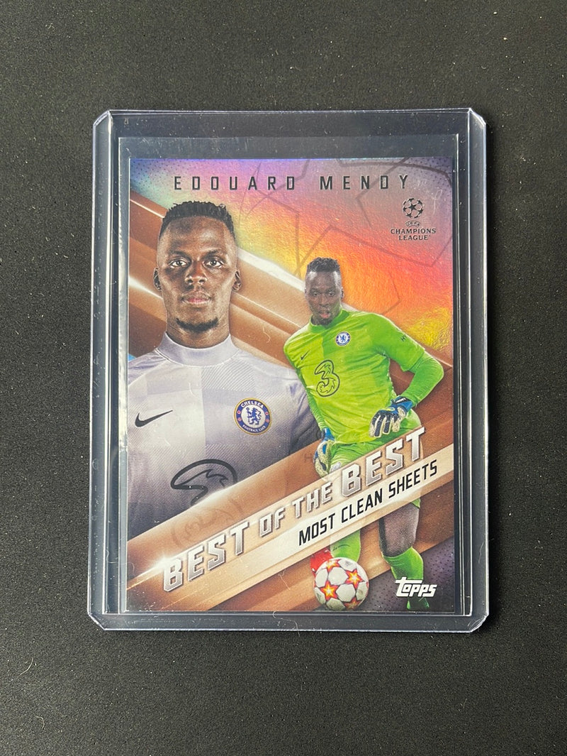 2021-22 Topps UEFA Champions League Edouard Mendy Best Of The Best