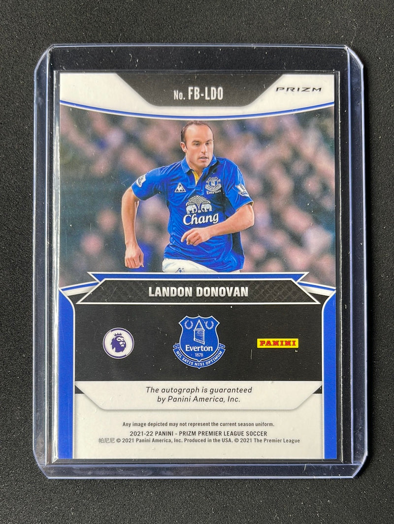 2021-22 Prizm Premier League Landon Donovan Flashback Autograph Choice FB-LDO