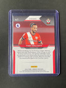 2020-21 Panini Chronicles Theo Walcott Prizm Premier League Purple Mojo