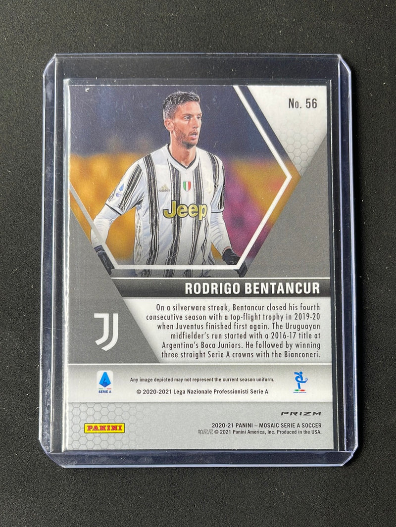 2020-21 Panini Mosaic Serie A Rodrigo Bentancur Red