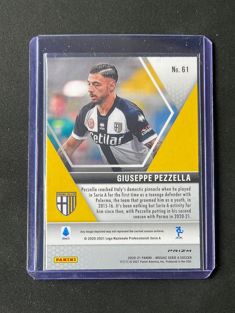 2020-21 Panini Mosaic Serie A Giuseppe Pezzella Mosaic