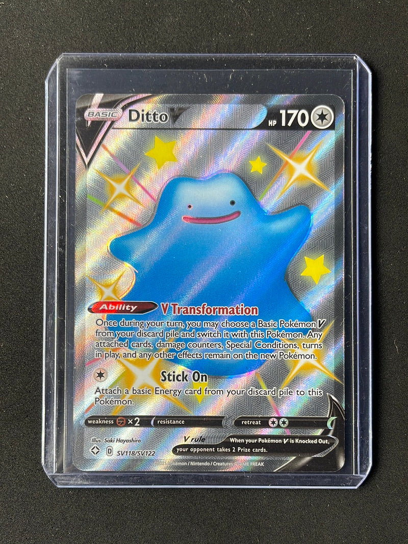 Pokemon TCG Shining Fates Ditto V Shiny Vault SV118/SV122