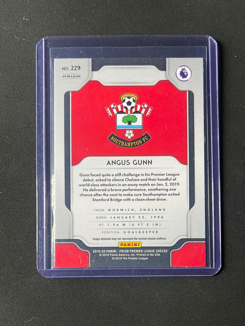 2019-20 Panini Prizm Premier League Angus Gunn Multicolor Prizm