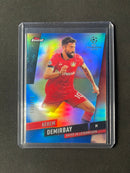 2019-20 Topps Finest UEFA Kerem Demirbay Blue Refractor 139/150