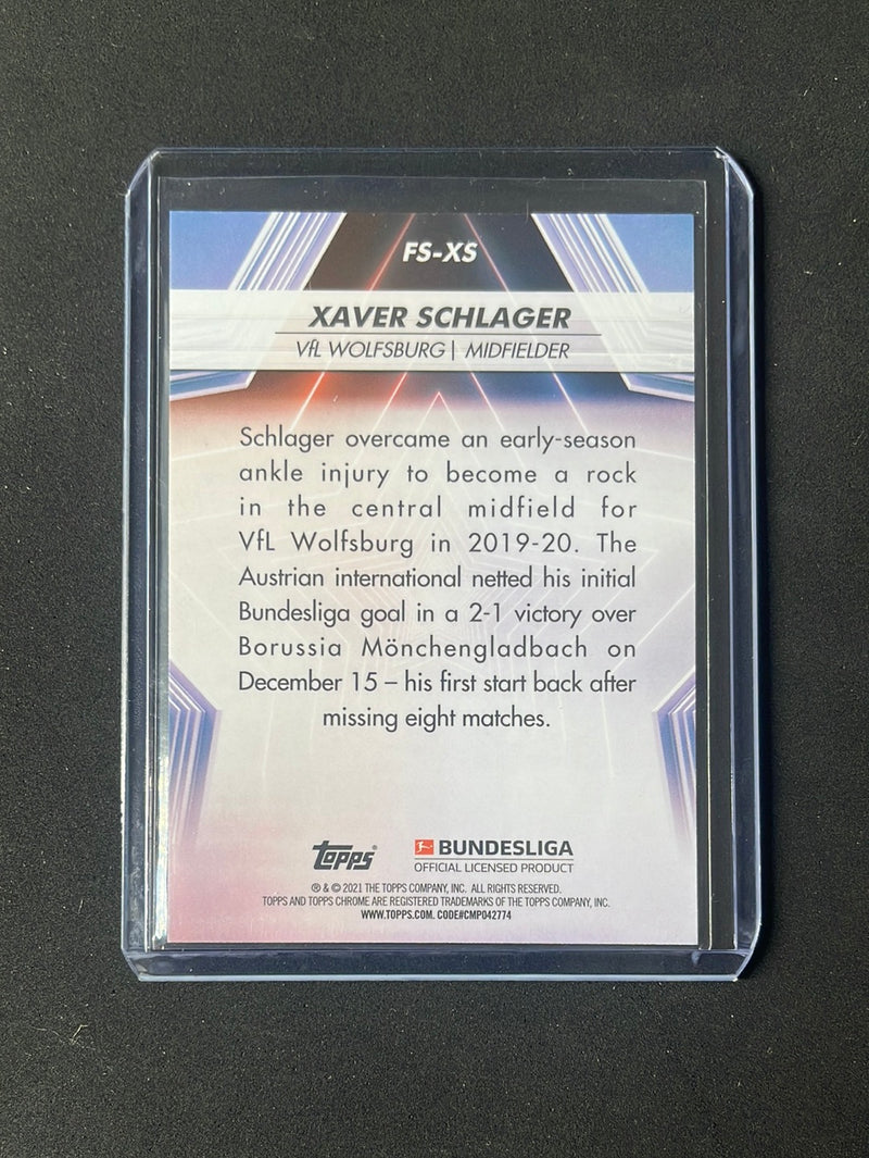 2020-21 Topps Chrome Bundesliga Xaver Schlager Future Stars