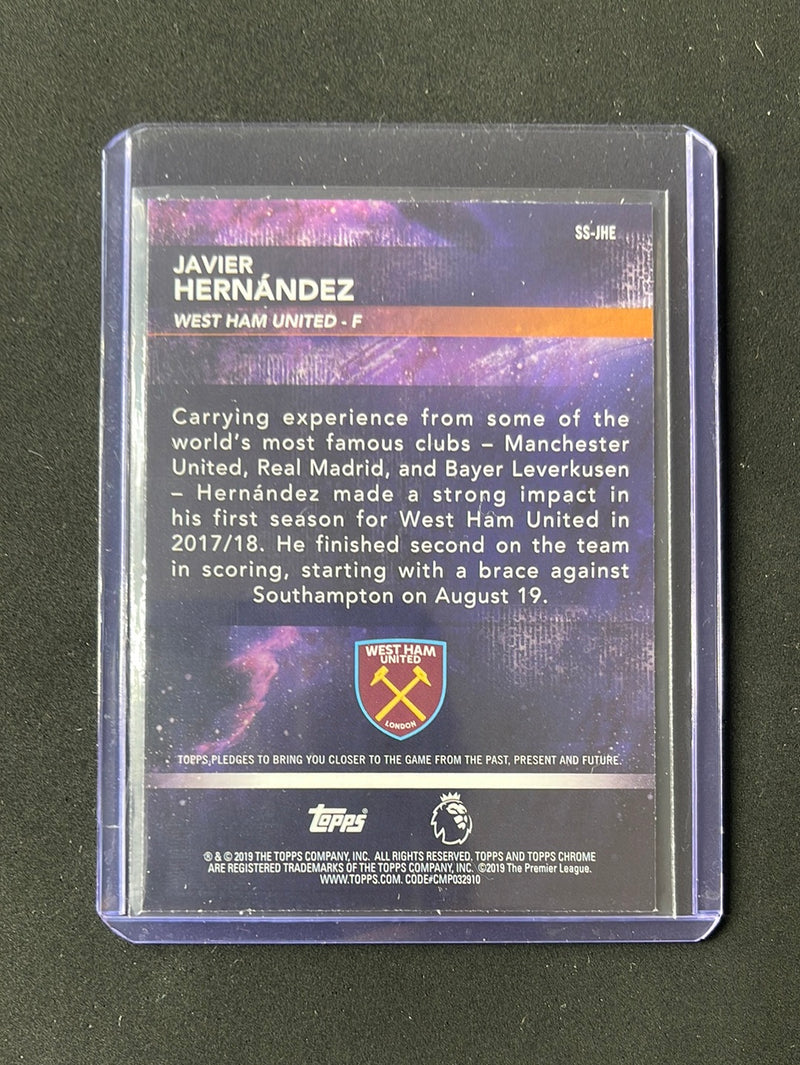 2018-19 Topps Chrome Premier League Javier Hernandez Superstar Sensations