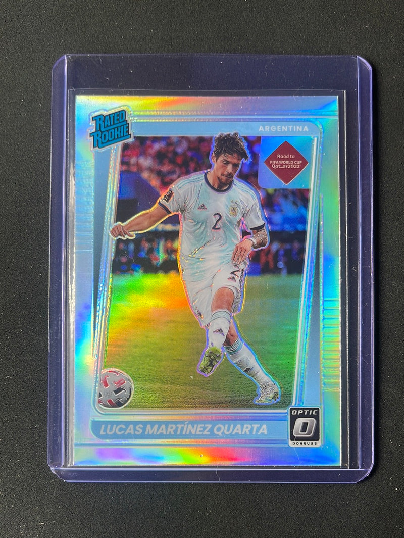 2021-22 Panini Donruss Road To Qatar Lucas Martinez Quarta Optic Silver