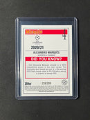 2020-21 Topps Merlin Chrome UEFA Champions League Alejandro Marques Purple Refractor 259/299