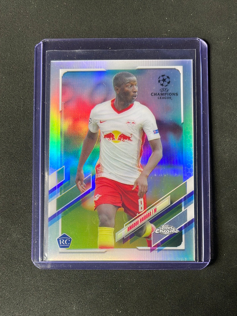 2020-21 Topps Chrome UEFA Champions League Amadou Haidara Refractor