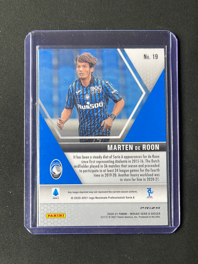 2020-21 Panini Mosaic Serie A Marten De Roon Red