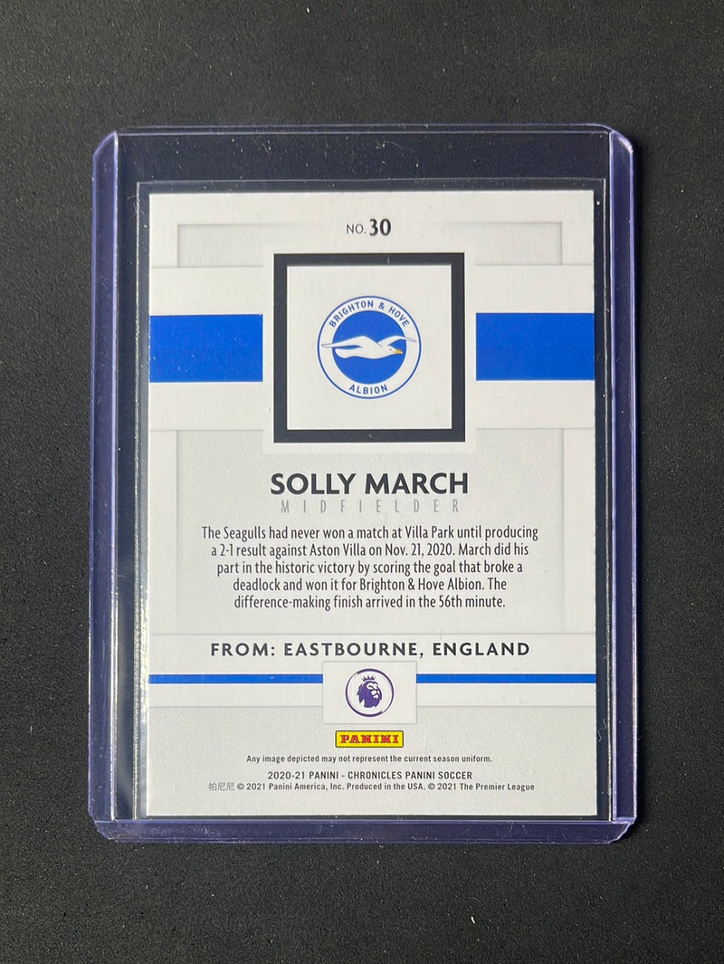 2020-21 Panini Chronicles Solly March Panini Premier League Blue Circles