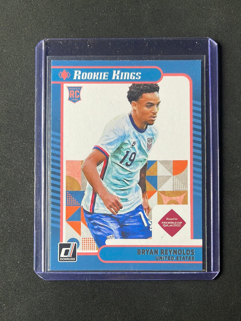 2021-22 Panini Donruss Road To Qatar Bryan Reynolds Rookie Kings