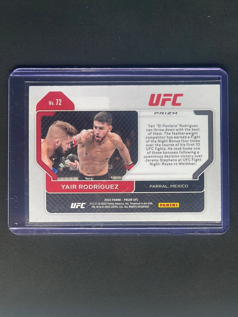 2022 Panini Prizm UFC Yair Rodriguez Green