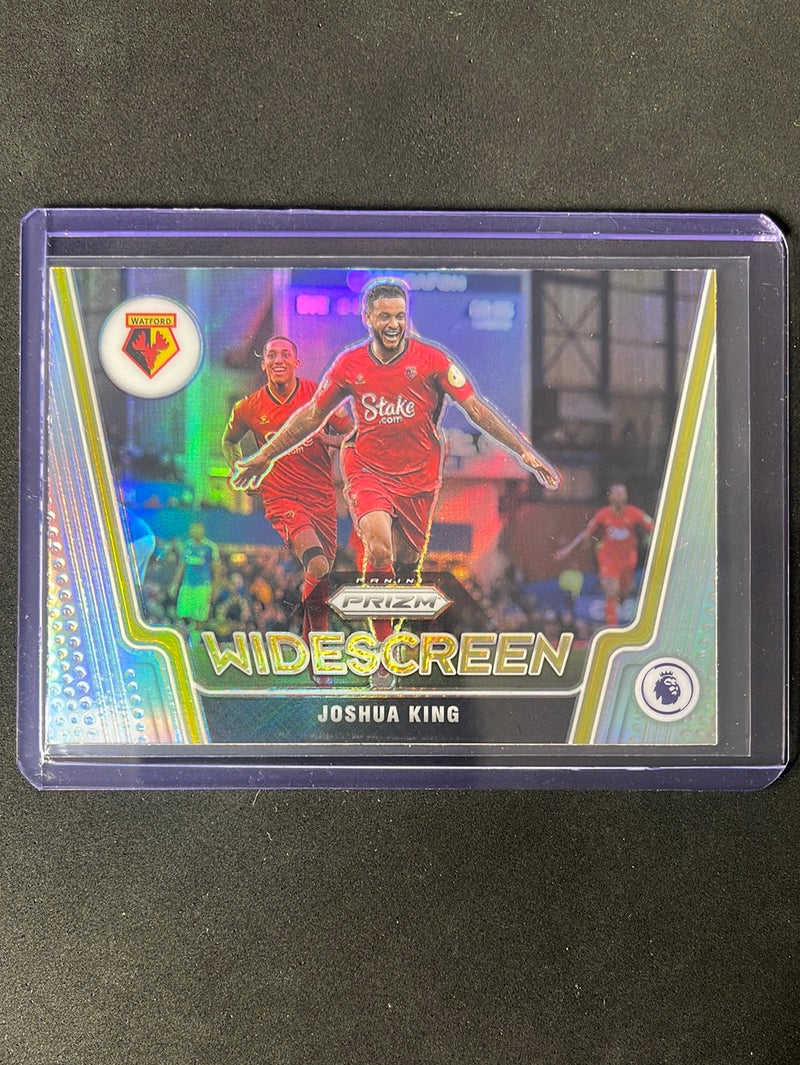 2021-22 Prizm Premier League Joshua King Widescreen Silver