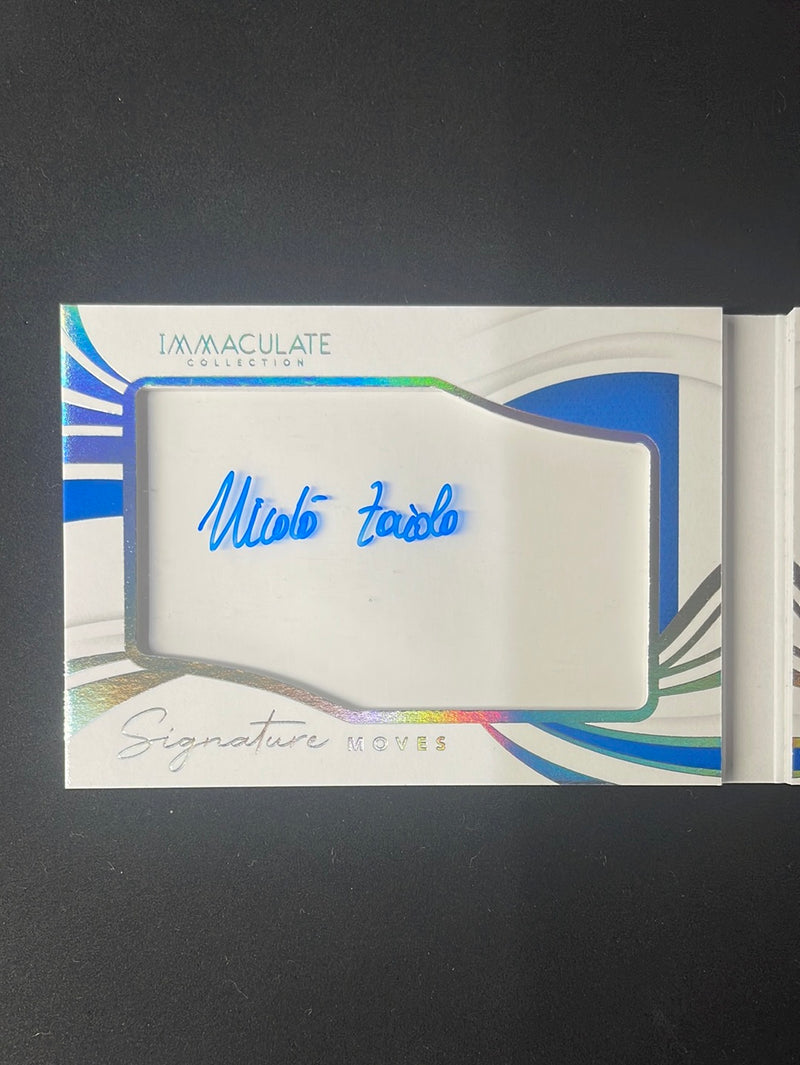 2021 Panini Immaculate Nicolo Zaniolo Signature Moves Autograph Booklets 65/71