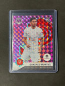 2021-22 Panini Mosaic La Liga Gonzalo Montiel Purple Mosaic 31/49