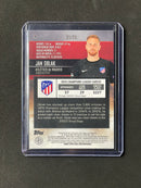 2020-21 Topps Stadium Club Chrome UEFA Champions League Jan Oblak Green/Yellow Electric Refractor 21/75