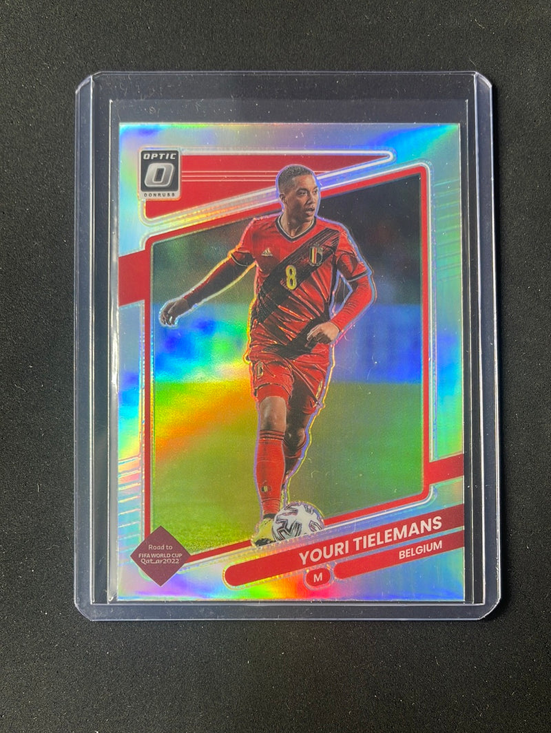 2021-22 Panini Donruss Road To Qatar Youri Tielemans Optic Silver