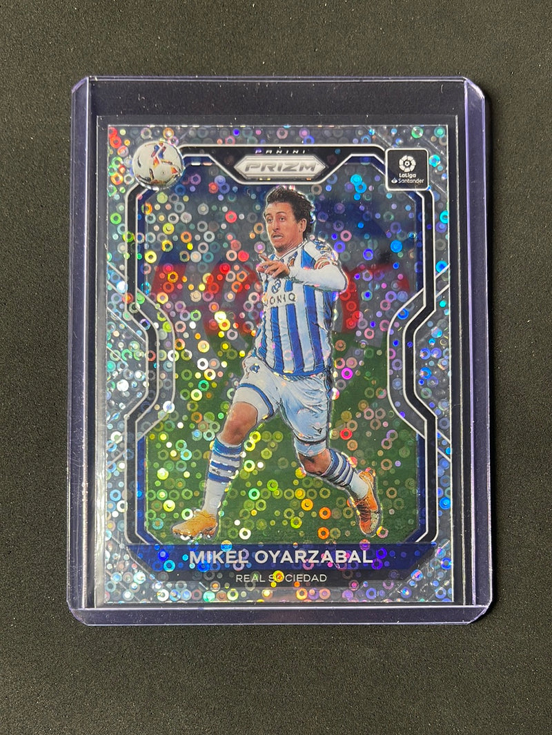 2020-21 Panini Chronicles Mikel Oyarzabal Prizm La Liga Silver Circles