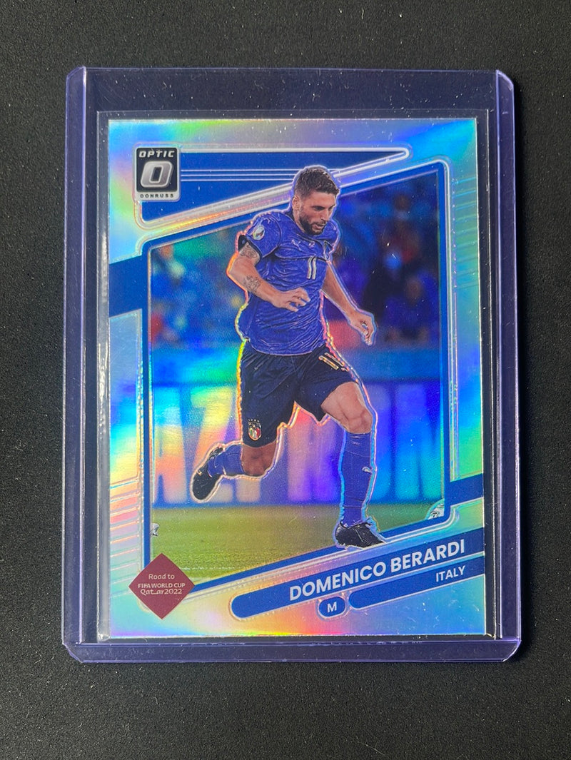 2021-22 Panini Donruss Road To Qatar Domenico Berardi Optic Silver