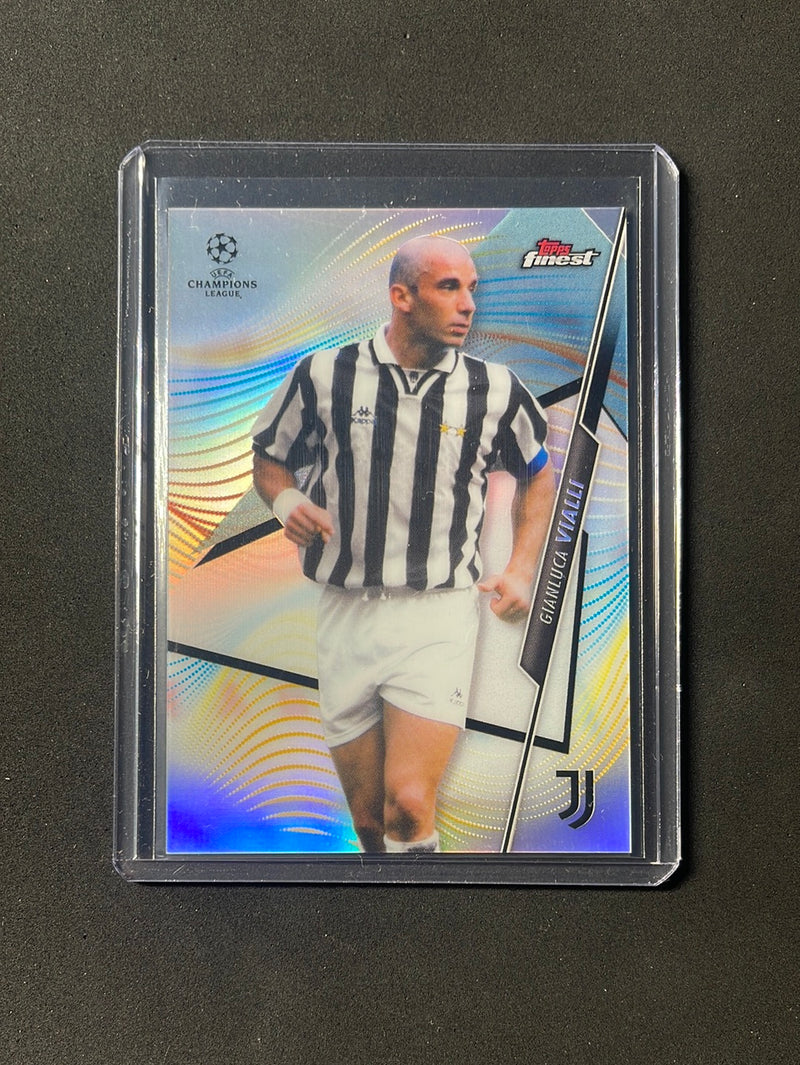 2020-21 Topps Finest UEFA Champions League Soccer Gianluca Vialli Refractor