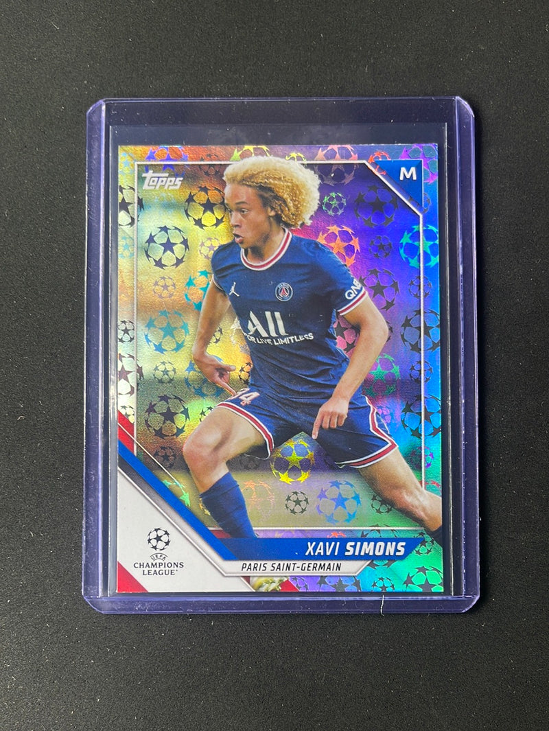 2021-22 Topps UEFA Champions League Xavi Simons Starball