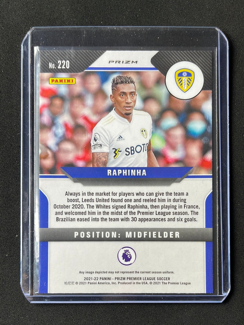 2021-22 Prizm Premier League Raphinha Silver