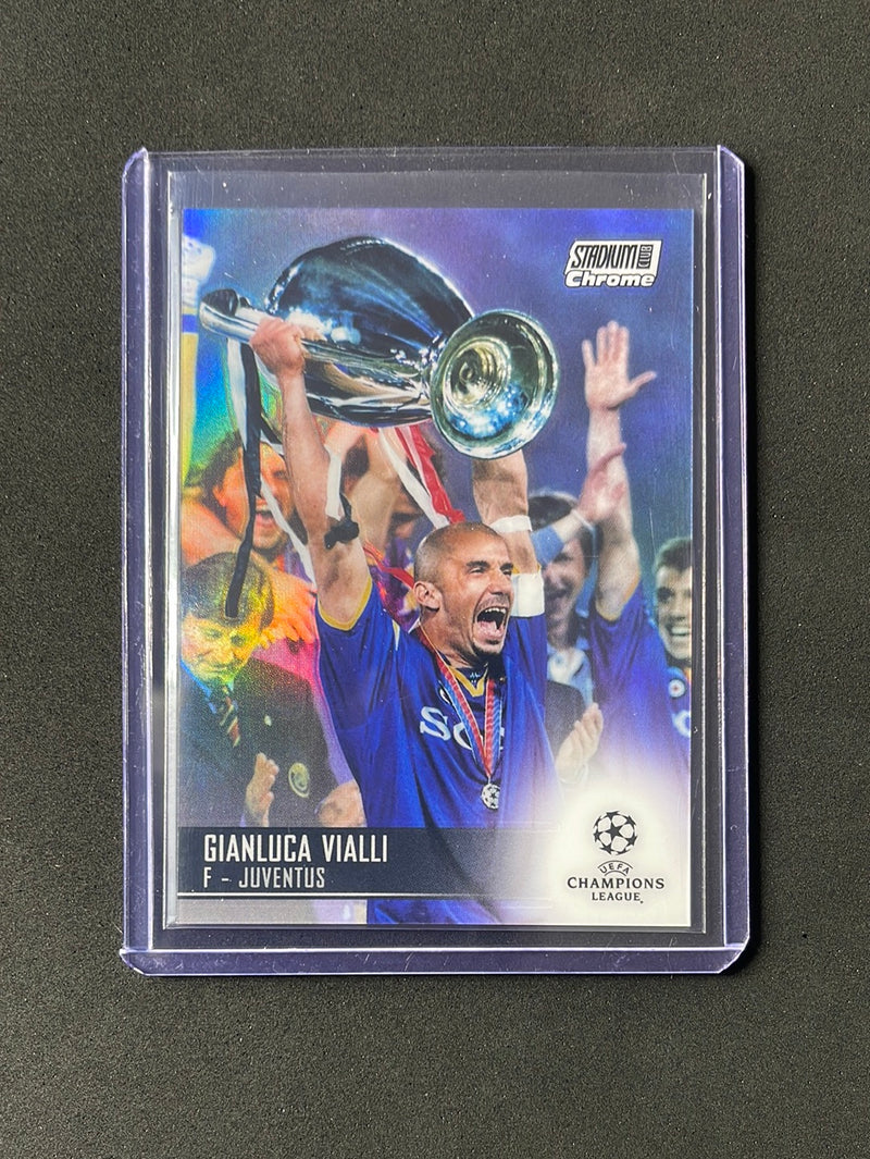 2020-21 Topps Stadium Club Chrome UEFA Champions League Gianluca Vialli Refractor