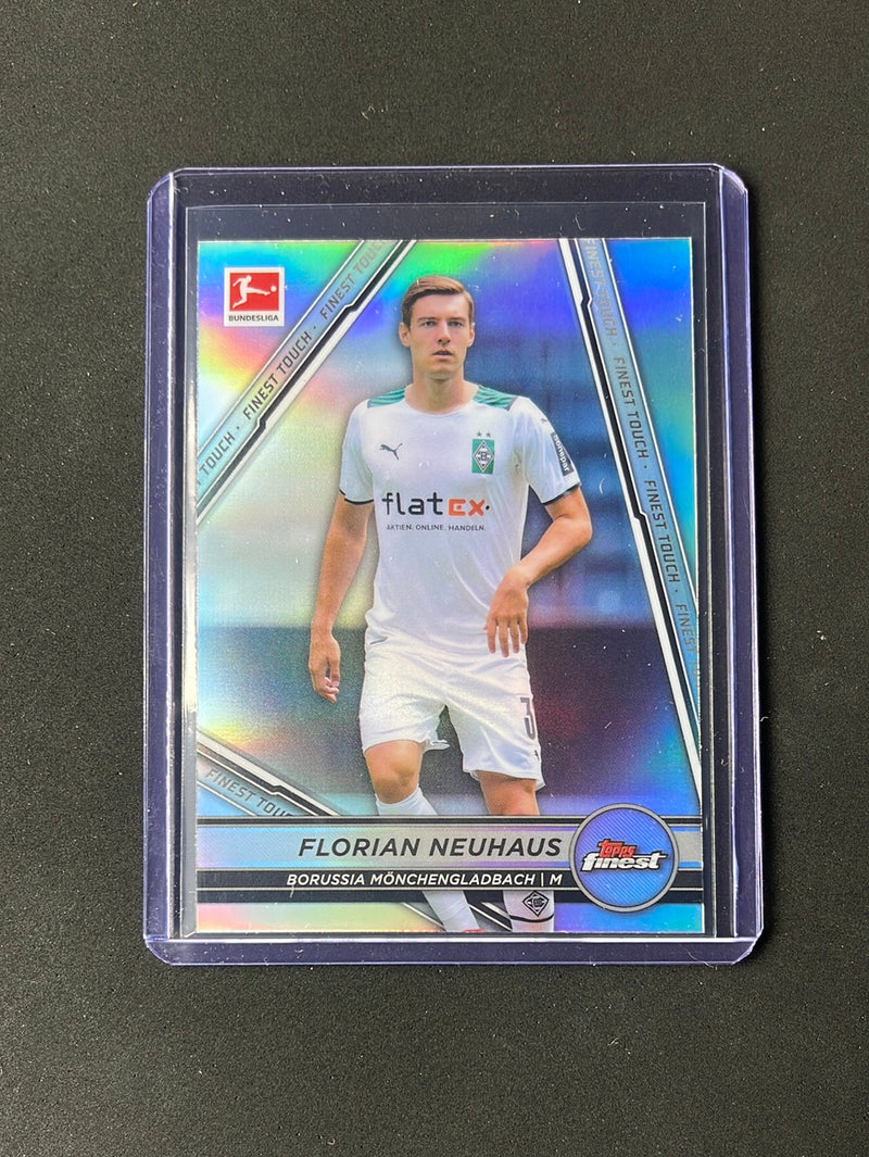 2021-22 Topps Finest Bundesliga Florian Neuhaus Finest Touch