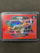 2022 Prizm WWE Apollo Crews Red Prizm 253/299