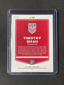 2021-22 Panini Donruss Road To Qatar Timothy Weah Optic Silver