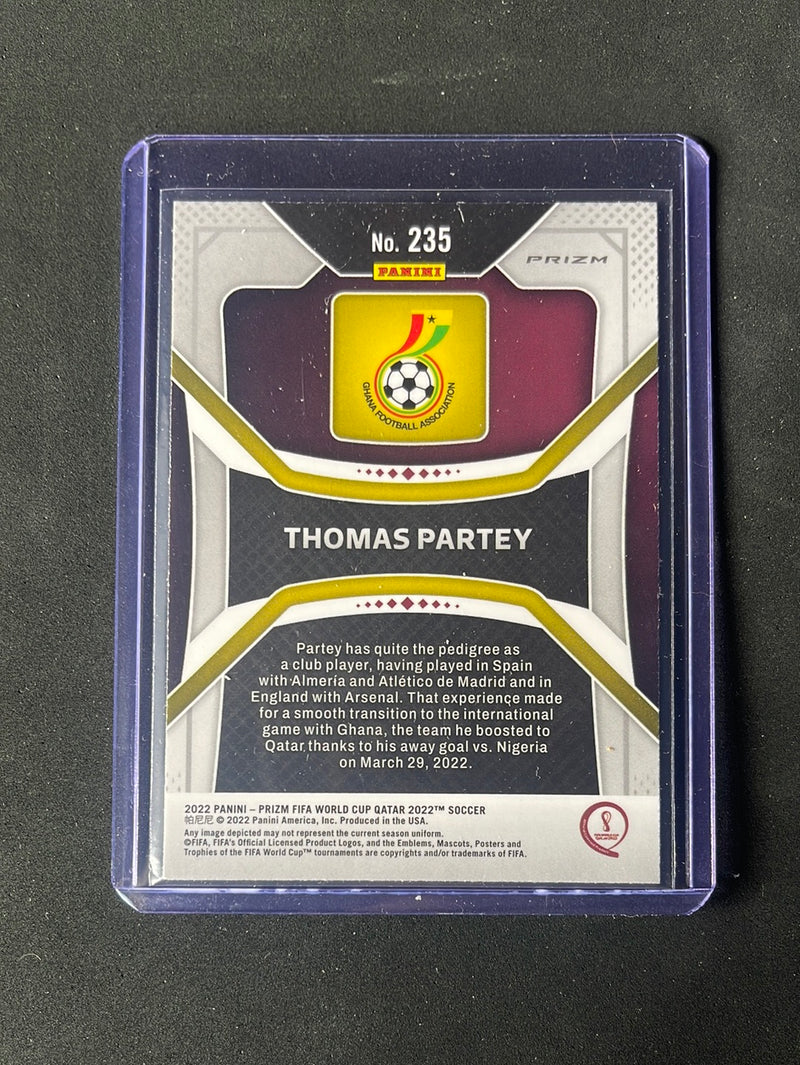 2022 Panini Prizm FIFA World Cup Qatar Thomas Partey Cracked Ice Prizm